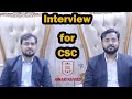 Interview For CSC Questions Answers For Scholarship | CSC Guide