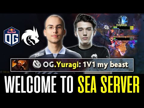 OG.Yuragi first game in SEA server with T.Spirit.Collapse DOTA 2
