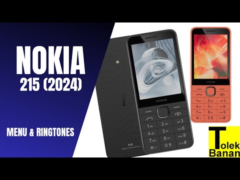 Nokia 215 4G (2024) HMD - Unboxing / Menu & Ringtones / Dzwonki  -  Classic Phone