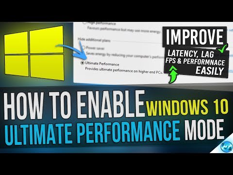 🔧 How to Enable Windows 10 ULTIMATE Performance mode Guide Video