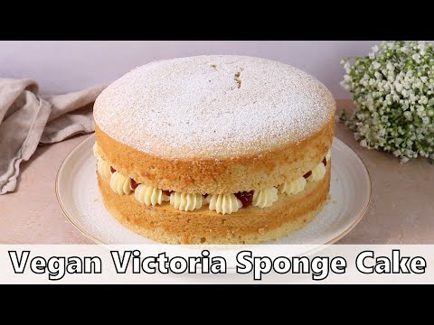 Vegan Victoria Sponge Cake Recipe
