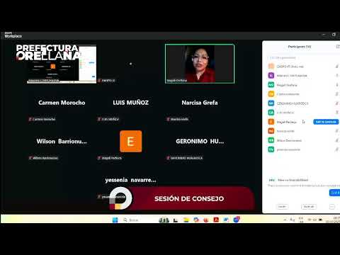 Sesión extraordinaria de Consejo Provincial