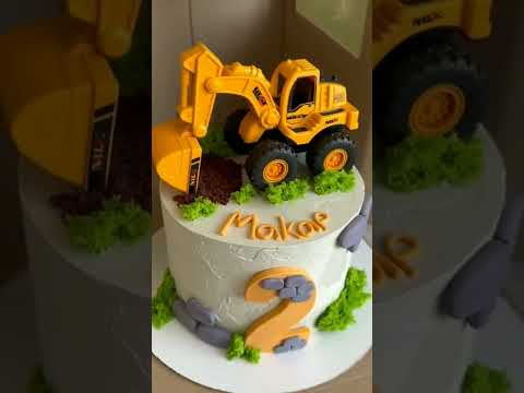 how to make 2 no jcb cake JCB and 2 no cake fsinal finishing   fest wark    n#trending
