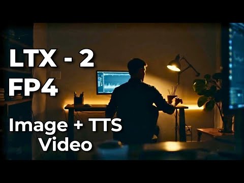 LTX-2 Image + Audio to Video Workflow | Testing FP4 Models & Prompts