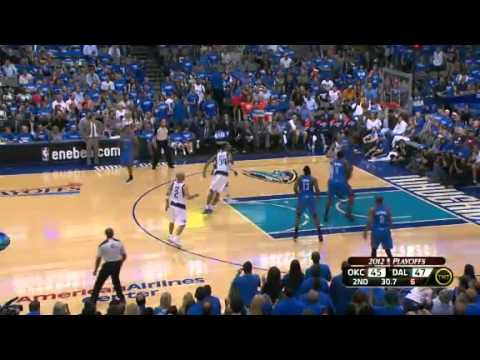 Dallas vs Oklahoma City NBA Playoff Highlights 2012 Game 4
