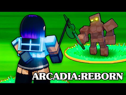 THIS NEW  TURN BASED ROBLOX RPG IS KINDA FUN! | Roblox | [Arcadia: Reborn Pre Alpha]