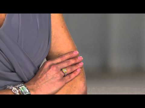 Cushion Pave' Halo Diamond Ring, Sterling, 1/2 cttw, by Affinity with Jennifer Coffey