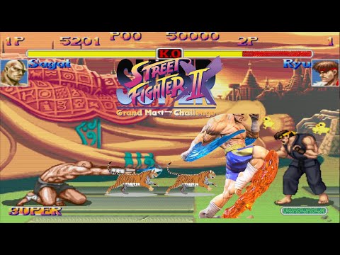 SFII X Sagat all perfect (all super)