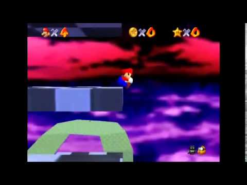 Super Mario 64 (TAS) 0 star run in 1:21.54