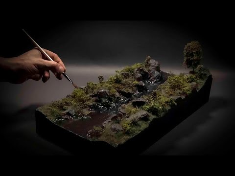Building Ultra-Realistic River Rocks Diorama