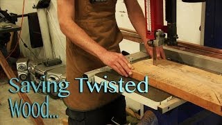 Saving Wood - Saving twisted and warped boards