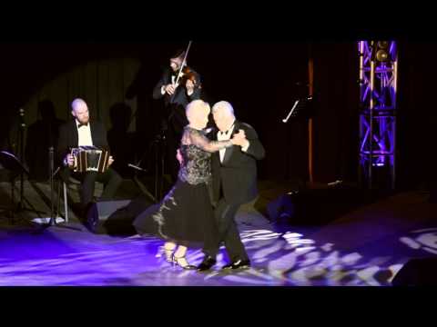  Nito Garcia  and  Elba Garcia  are  dancing  to  "  A Evaristo Carriego  "  at  White Nights tango festival  in  2015