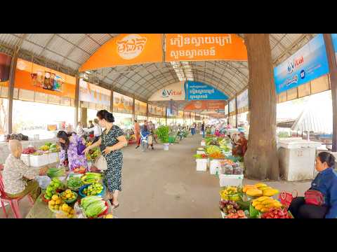 Countryside Street Food Tour! Best Food at Kien Svay, & Oudong Market, Kandal Province, Cambodia