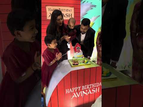 Happy 1st Birthday, Avinash! Watch As He Blows Out His Cake And Celebrates With Friends And Family.