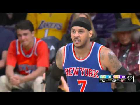New York Knicks vs Los Angeles Lakers | March 13, 2016 | NBA 2015-16 Season