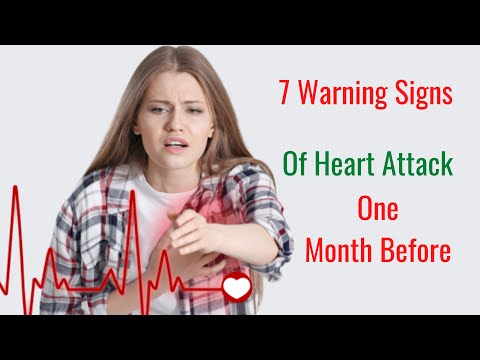 7 Warning Signs of Heart Attack One Month Before