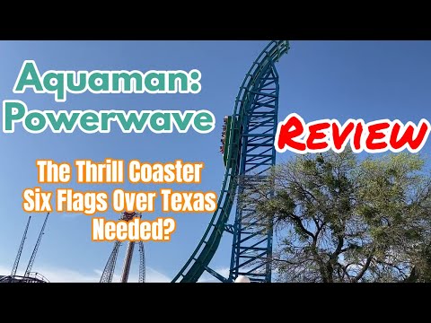 Video review of Aquaman: Power Wave by Roller Coasters of Thailand