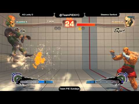 USF4 @ Team PIE Sundays - AG LuckyD (Dhalsim) vs SteamCo Sanford (Sagat)