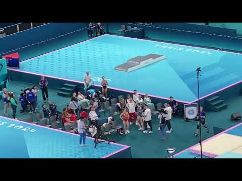 Bryony Page - Team GB - Gold Medal !!!!  Final Trampoline Gymnastics - Paris 2024