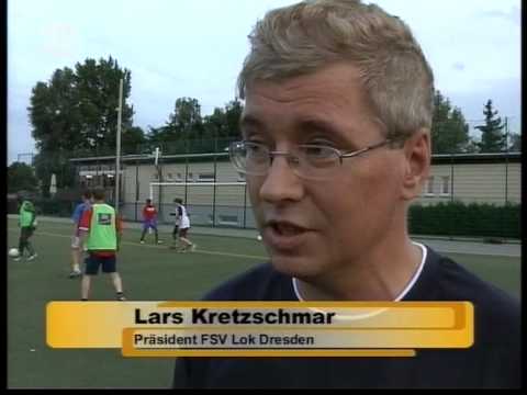 Dresden Fernsehen FSV Lok vor 1. Heimspiel