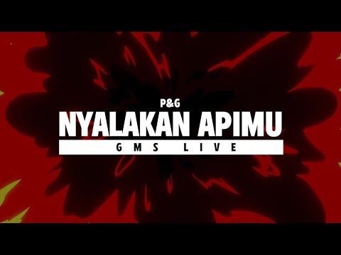 Nyalakan ApiMu (Lyric Video) GMS Live By P&G