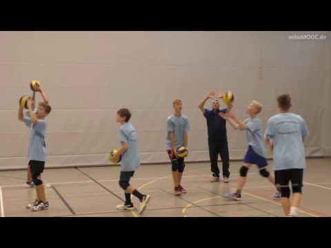 Übungen zur Verbesserung des oberen Zuspiels