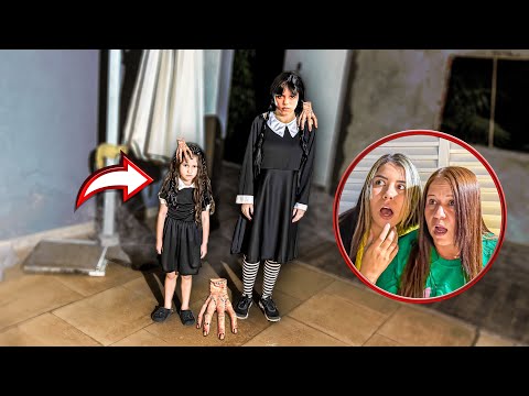 A WANDINHA COLOCOU UMA ROUPA ASSUSTADORA NA MINHA IRMÃZINHA!! 