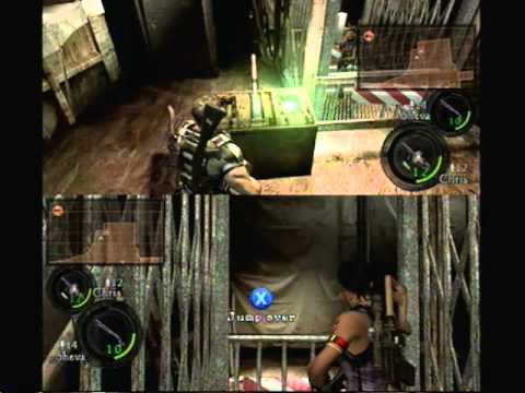 Let's Play Resident Evil 5 (Part 26) LICKER HORDE