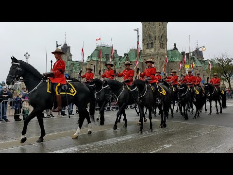 Canada Military Parade in Ottawa in memory of Queen Elizabeth II