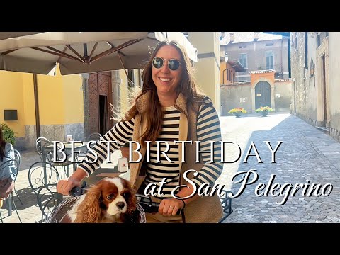 San PELEGRINO SPA 😍 Birthday present 💝 