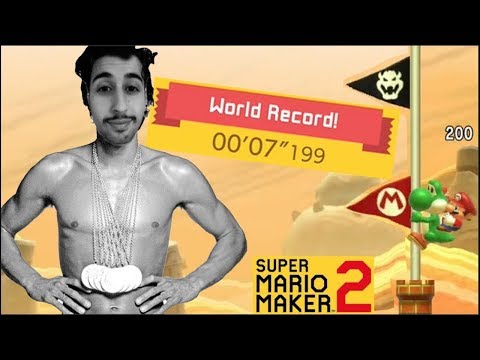 BREAKING WORLD RECORDS - SUPER MARIO MAKER 2 SUPER EXPERT ENDLESS CHALLENGE