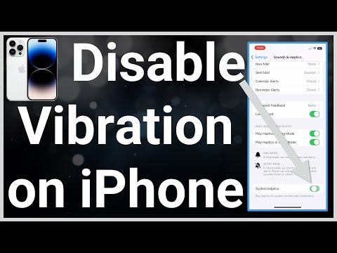How To Turn Off Vibration On iPhone
