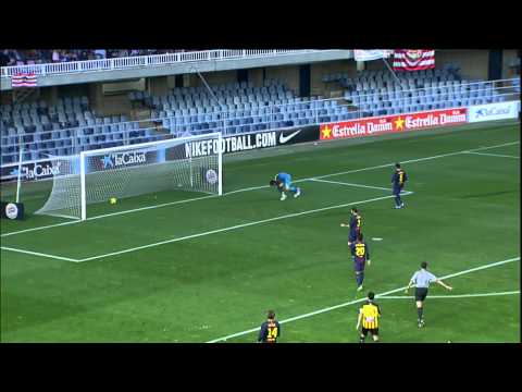 Gol de Acuña en el FC Barcelona B (4-2) Girona FC - HD