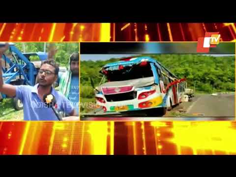 Live from Kalinga Ghat | Horrific bus accident leaves 6 dead, 42 injured