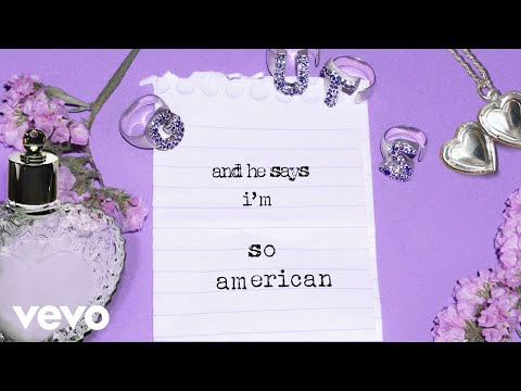 Olivia Rodrigo - so american (Official Lyric Video)