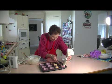 MARINA'S  KITCHEN ___HAZELNUT  ROSETTES --