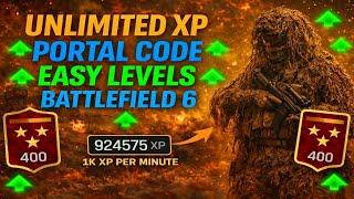 INFINITE XP PORTAL CODE In Battlefield 6! (EASY LEVELS AFK LOBBY)