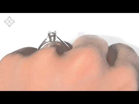 UT26 - Certified 0.25ct Diamond Elysia Style Ring