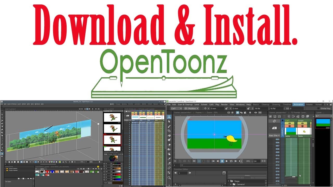 How to Download and Install OpenToonz.