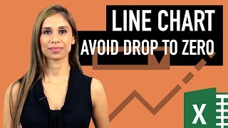 Optimized Excel Line Charts: Prevent drop to zero &amp; dynamic Legend positioning