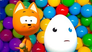 Download lagu Meow Meow Kitty play with balloons mp3