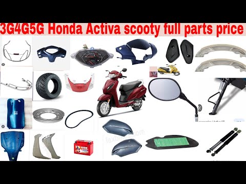 2022 3G 4G 5G Honda Activa scooty full parts price  Honda Activa scooty body parts price