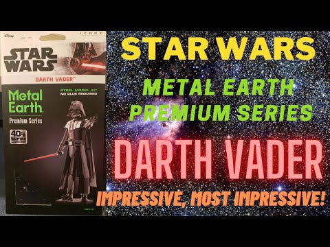 Metal Earth Darth Vader Premium Series ICONX Complete Build and Review