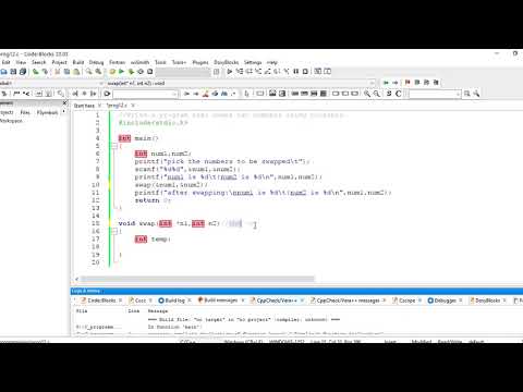 Write a C program that swaps two numbers using pointers.(call by reference)