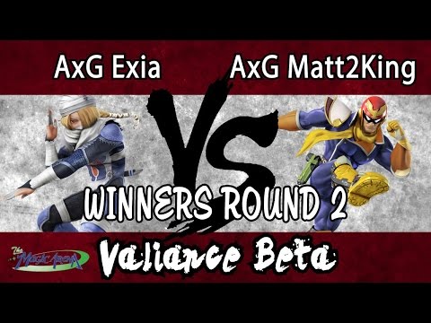 Valiance β - AxG Exia (Sheik) vs. AxG Matt2King (Cloud, Falcon) - WR2 - Smash 4 - Wii U