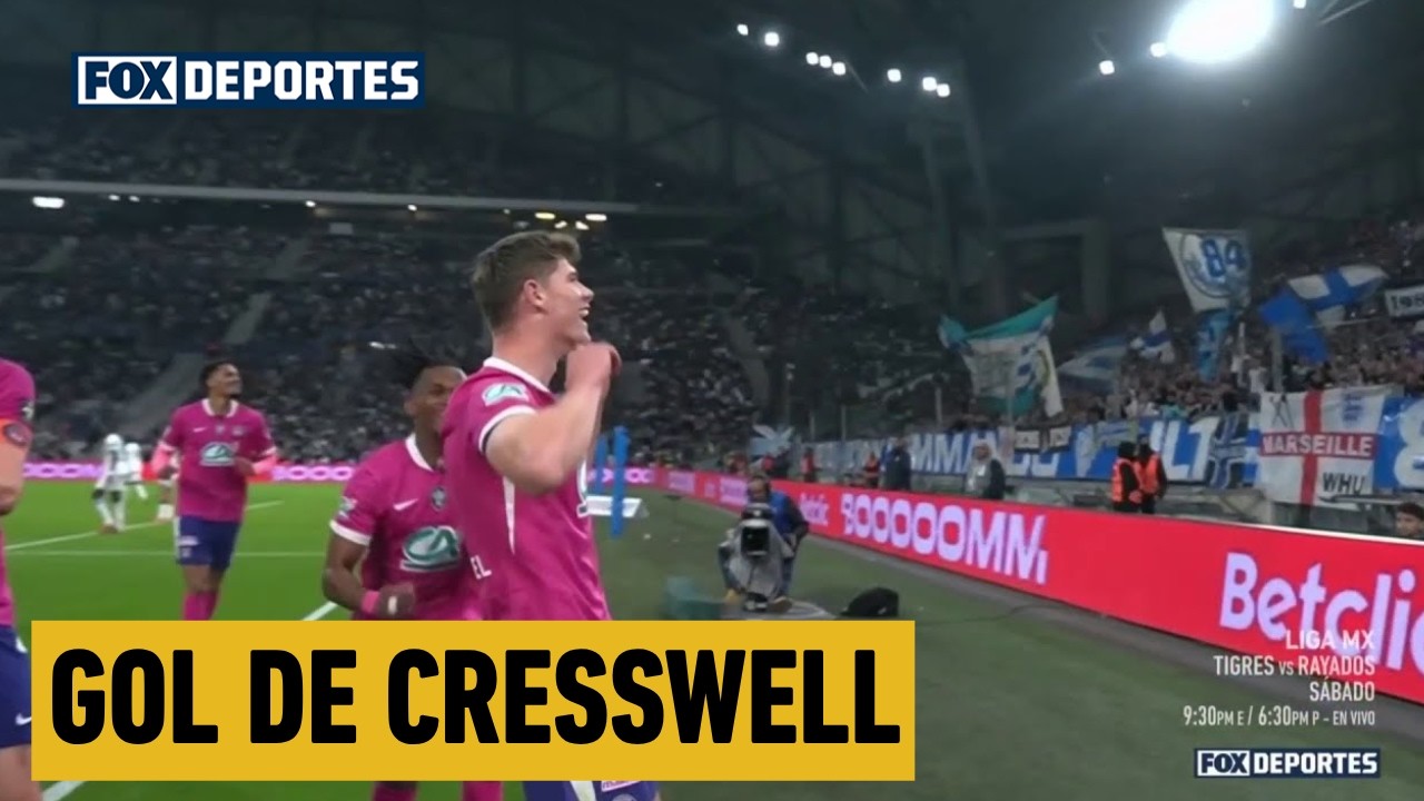 🥳 GOL DE CRESSWELL | Olympique Marsella 2-2 Toulouse FC | Cuartos de final | Copa de Francia 2026