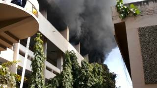 preview picture of video 'FIRE BROKE OUT IN PRESTIGIOUS IIT DELHI'