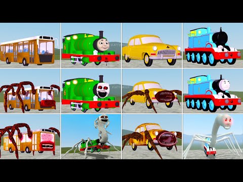 EVOLUTION OF MONSTERS: BUS EATER, CURSED PERCY, CAR EATER, THOMAS TRAIN (GMOD)