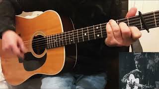 ‘Restless Farewell’ Bob Dylan CBC-TV Quest vsn - Guitar Chords (Standard - Capo 2)