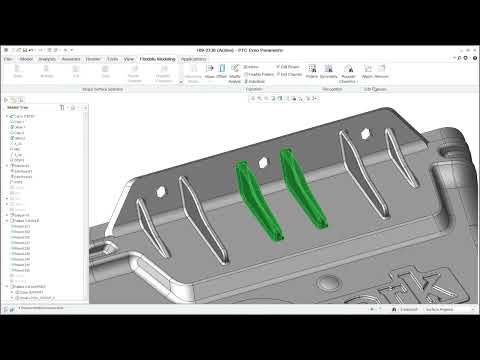 Anteprima video Creo Flexible Modeling Extension in Action